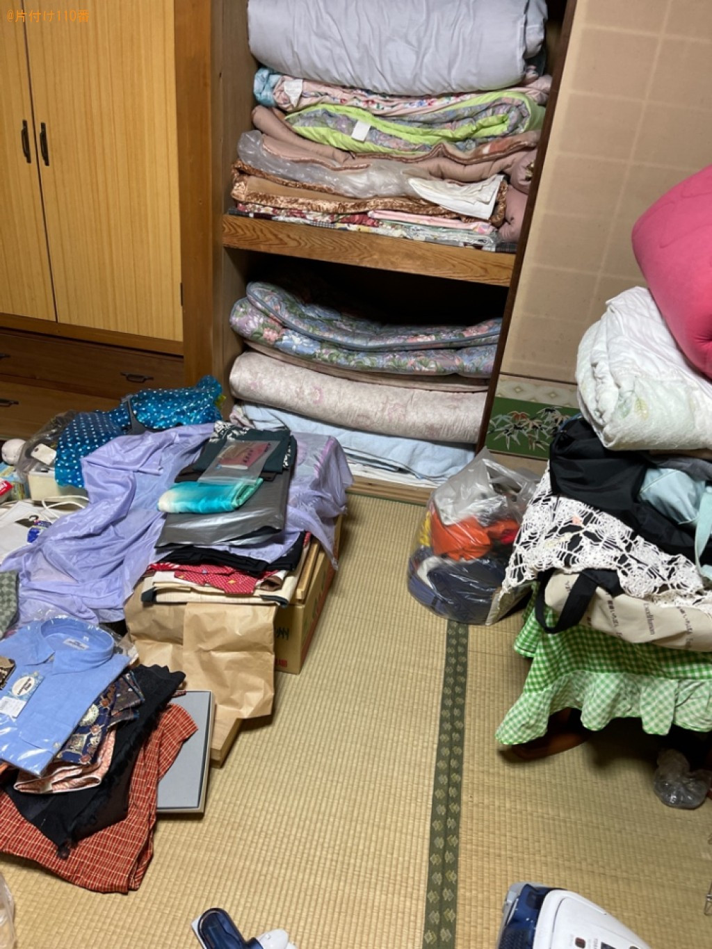 布団、衣類等の回収・処分ご依頼　お客様の声