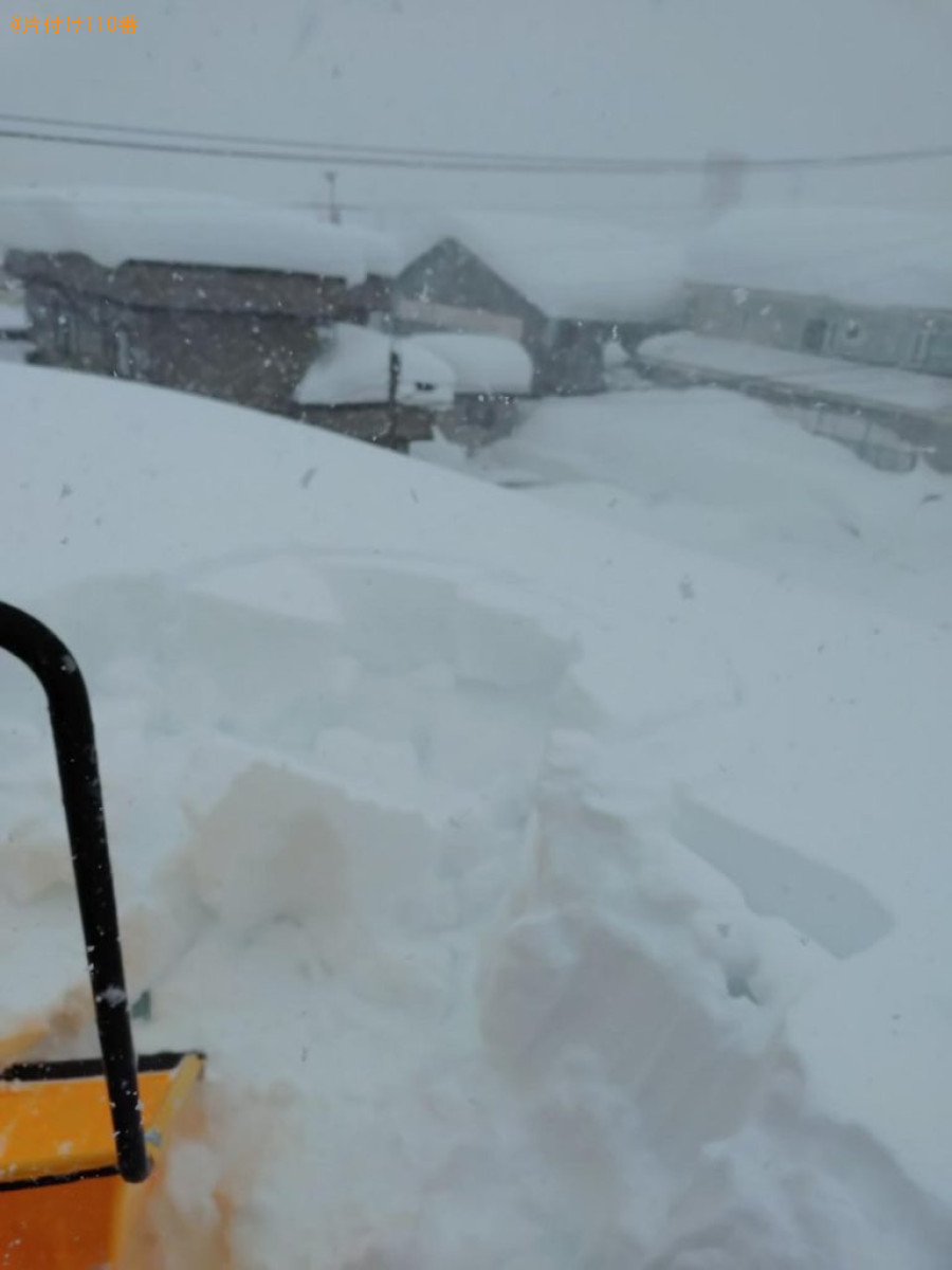 屋根の雪下ろし作業ご依頼　お客様の声
