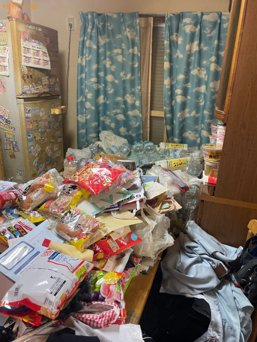 カラーボックス、本、調理器具、家財一式、一般ごみ等の回収・処分