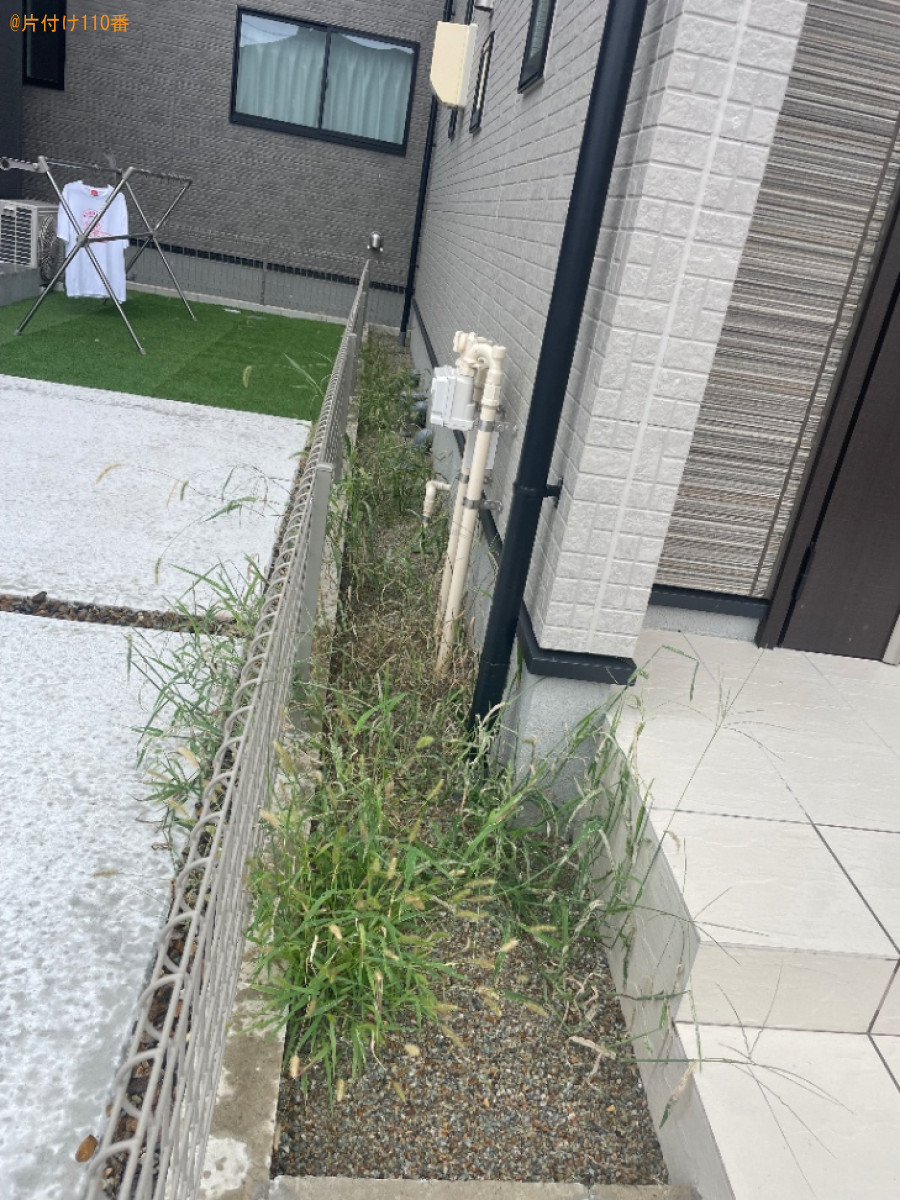 草抜き作業ご依頼　お客様の声